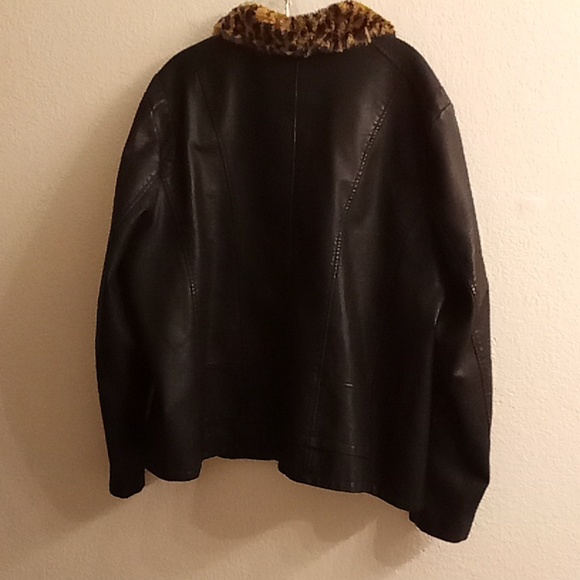 BACCINI SINCE 1978 Boho Minimalist Contemporary Goth Sz 2X Black-Tan Colors HCS - Picture 2 of 10